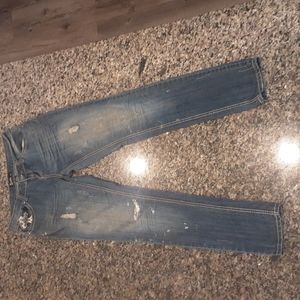 Sizzle Brand Distressed Jeans